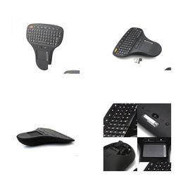 Clavier Souris Combos N5903 Mini Palmsized 24G sans fil et combiné avec Toucad pour PC Android TV Box Smart TV6677365 Drop Delivery Comp Otwbl