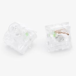 Claviers 10 pcs Kailh Jellyfish V2 Commutateur RVB SMD LINEAR 60G commutateurs pour le clavier mécanique MX STEM 5pin auto-lubrifiant transparent