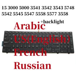 Teclados 100%nuevos para Dell Inspiron 15 3000 5000 3541 3542 3543 5748 5542 5545 5547 5558 5577 Teclado portátil NSKLR0BW LR0BC