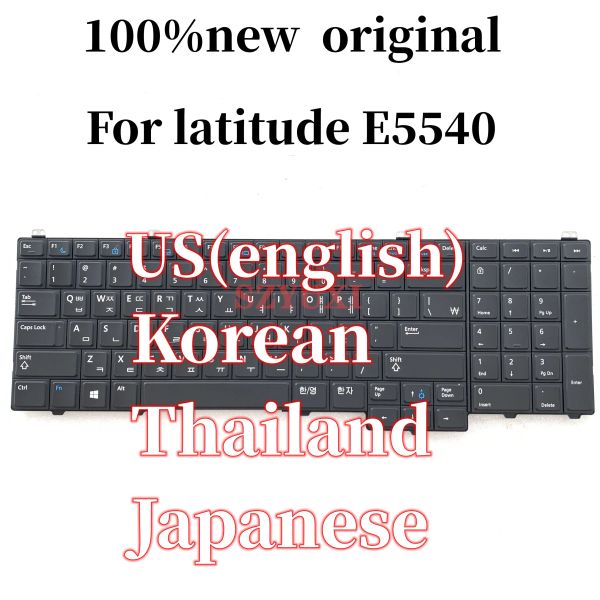 Teclados 100%NUEVO Japonés coreano Tailandia para Dell Latitude E5540 LAPTOP TECLADO 2YKXK J992T P4TPD NSKLEBUC PK130WR1A04