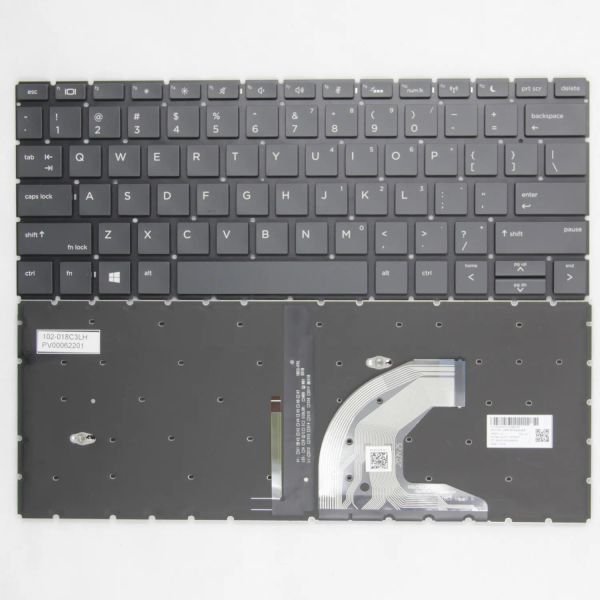 Claviers 100% Nouveau US original pour HP Probook 430 G6 435 G6 430 G7 Série HSNQ14C HSNQ23C ZHAN66 PRO13 G2 Clavier d'ordinateur portable en anglais