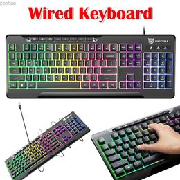 Teclados 104 teclado teclado con teclado mate para juegos de teclado iluminado con 3 colores y bordes circulares de 45 grados adecuados para Windows PCL2404