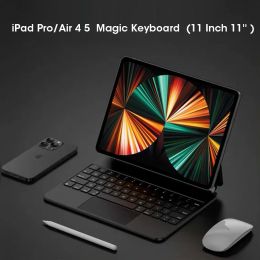 Teclados 11 '' Case de teclado magnético para iPad Pro 4th/3rd/2nd/1st Gen iPad Air 5 4 11 pulgadas de teclado de teclado de magia negra en inglés y coreano