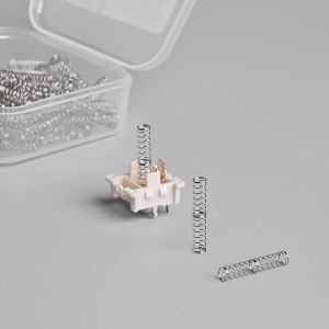 Claviers 110 PCS Spring à deux étages Extension 20 mm pour Kailh Box Switch Keyboard Personnaliser la force inférieure 42G 58G 63.5G 71G