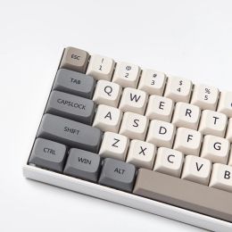 Toetsenboards 120 Key PBT KeyCap Dyesub XDA Profiel Gepersonaliseerd Minimalistisch Wit Gray Engels Japanse KeyCap voor mechanisch toetsenbord