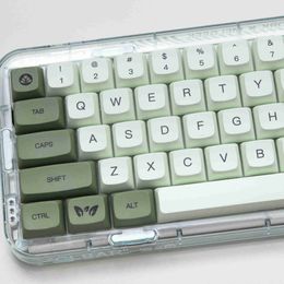 Toetsenboards 124 toetsen PBT KeyCap XDA Profiel kleurstof-sub Engels Japanse matcha gepersonaliseerde keycaps voor cherry mx switch mechanisch toetsenbord T230215