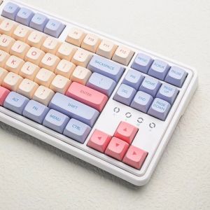 Teclados 132 teclas Inglés Ruso Ruso Corea Japonés XDA PBT Capas de teclado Marshmallow Perfil Custom para MX Switch Mecánico Teclado mecánico