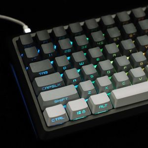 Claviers 133 touches Polar Day PBT Double Shot Side-lit Shine Through Keycaps rétroéclairés pour clavier mécanique MX 108 96 87 NJ80 84 68 64 61 T230215