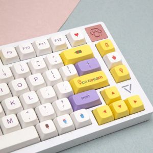 Claviers 135 touches Keyboard mécanique MX KEYCAP Ice Crème Rendu PBT SUBLIMATION CLAC CAPIL POUR 61/64/68/71/75/78/84/87/94/96/98/104/108