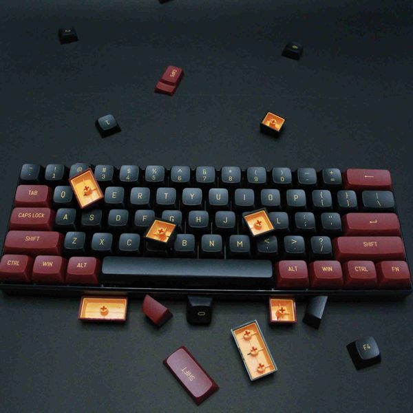 Claviers 149 Touches Pbt Csa Keycaps Set Double Injection De Couleur Personnalisé Ergonomique Cherry MX Switch Keycaps Pour Clavier Mécanique T230215