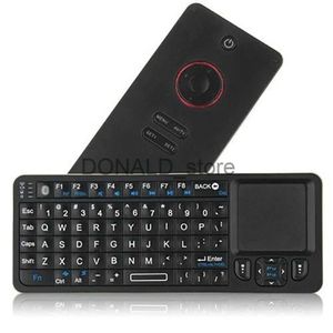 Claviers Mini clavier sans fil 2,4 GHz avec pavé tactile et télécommande portable pour Android TV Box IPTV HTPC PC J240117