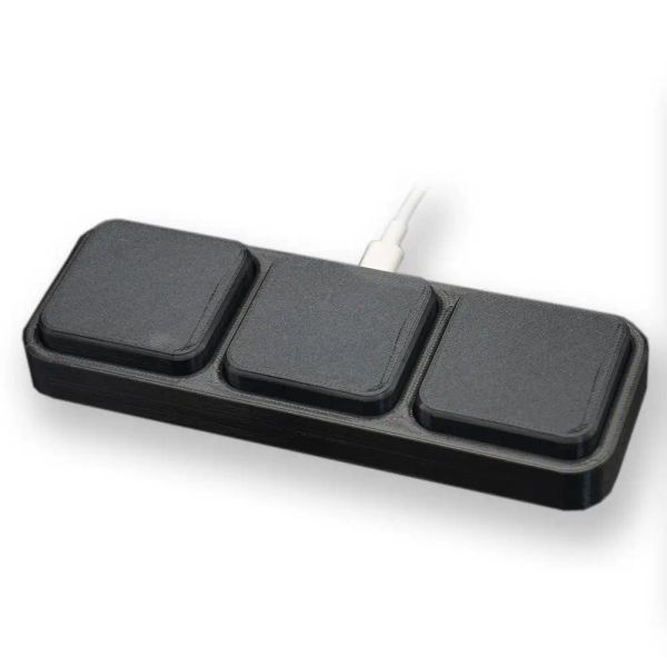 Claviers 3/2/1 Large clé USB Macro clavier programmable pour Windows Linux MacOS Hot Key Mouse One Key Bouton USB Mini Keyboard