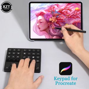Claviers 5.0 Bluetooth compatible Rechargeable Dessin Dessin Digital Keyboard USB Mini 35 touches Dessin Smart Keypad pour iOS iPad