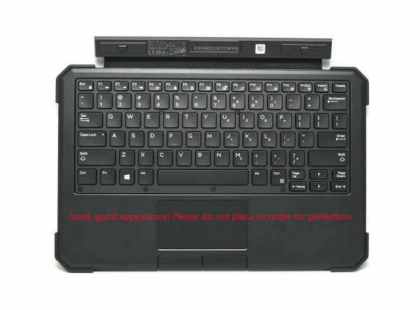 Claviers 95% nouvelles pièces pour Dell Latitude 12 Rugged 7220 7202 7212 Tablet Clavier Clavier THREEPROURE Tablette Backlight Outlocking Protection