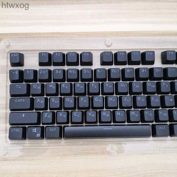 Claviers ABS russe coréen claviers pour MX clavier de jeu bricolage cadeau pour les amateurs de jeux YQ240123