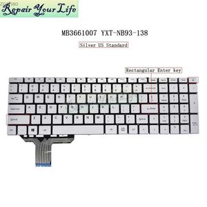 Teclados AF Árabe Azerty Azerty EE. UU. Para teclados de cuaderno YXT-NB93-138 YXT-NB93-134 MB3661007 Pride-K3954 F0041-004 MB3661004L2404