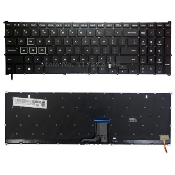 Teclados Backlight US Keyboard para Samsung Odyssey NP800G5M 800G5M 8500GM X01US XG3BR REEMPLAZO CAPÍTULO DE LAPTOP CAPÍTULO