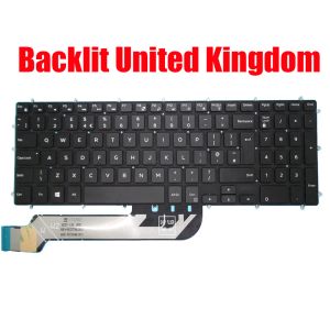 Claviers Backlit United Kingdom UK Clavier pour Dell pour Inspiron 5565 5567 5570 5575 5583 5770 5775 7566 7567 7577 5765 5767 7773 7778