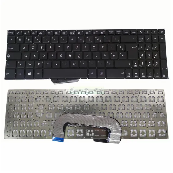 Teclados BG FR gr ru teclado para asus Vivobook x705 M705 F705 F705U F705Q A705M M705B M705BA P1700 P1700U, BULGARIA Azerty Alemán alemán