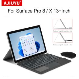 Claviers Clavier Bluetooth pour Microsoft Surface Pro 8 Tablet Wireless Keyboard Topp Pad pour Surface Pro X 13 "1876 COUVERTURE DE TABLET