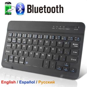 Teclados Bluetooth Teclado inalámbrico Mini teclado inalámbrico para el teléfono PC iPad RECARGABLE CLAVES DE CAPÍTULO DE Bluetooh