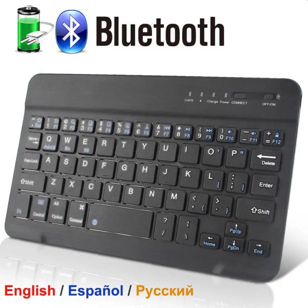 Claviers Bluetooth Keyboard Keyboard sans fil Mini clavier sans fil pour le téléphone PC iPad Keyboards nuisibles sans lecteur Bluetooh