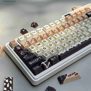 Toetsenborden Leuke PBT Keycap XDA Sterk gesublimeerde technologie Gepersonaliseerde sleutelkappen voor Cherry MX Switch Game Mechanisch toetsenbord Q231121