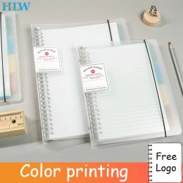 Keyboards Diary A5 B5 A4 Transparent linge linder Notebook inner Core Cover Note Book Journal Planner Office Stationery Supplies