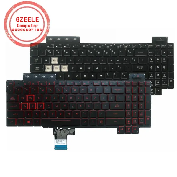 Claviers clavier en anglais pour ordinateur portable pour ASUS TUF GAMING FX505 FX505G FX505D FX505GD FX505GE FX505GM FX505DY FX505DV FX505DT US Backlit US Backlit US