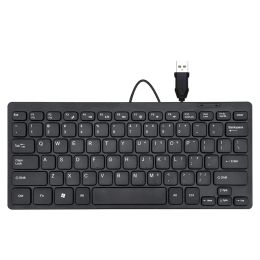 Teclados Fashion Slim portátil USB Wired 78 teclas Teclas adecuadas para la computadora portátil de escritorio de la tableta