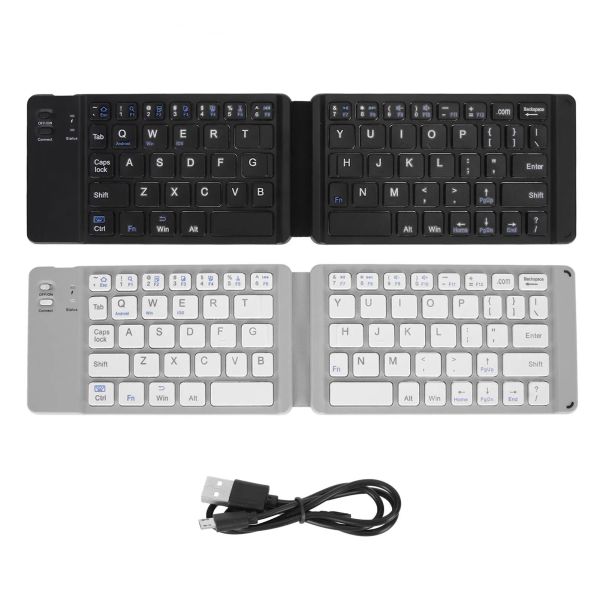 Tecillos Bluetooth Bluetooth Tallas de bolsillo delgada Teclado inalámbrico portátil portátil para Windows7 8 Notebook de tableta Teléfono móvil