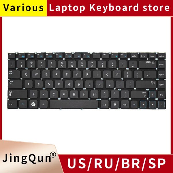 Teclados Envío gratis para Samsung NP300 300V4A 300E4A NP300V4A NP300E4A E4A V4A CAPÍTULO TEQUISO NEGRO US Versión de EE. UU.