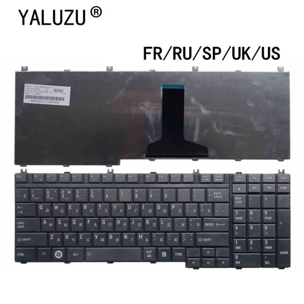 Teclados FR/RU/SP/UK/EE. UU. Teclado para computadora portátil para Toshiba Satellite A500 A505 X200 X505 X500 X300 X205 MP06876F09204 AEBD3F00150