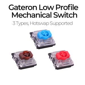 Toetsenborden Gateron KS27 Low Profile Switch Red Blue Brown 3Pins voor Ultimate Ultraslim Mechanical Keyboard AIR75 AIR60 K1 K3 K7