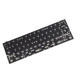 Toetsenboards GH60 64 Minila QMK via PCB volledig programmeerbaar voor doe -het -zelf mechanisch toetsenbord YD60MQ YD64MQ HHKB -ondersteuning LED T230215