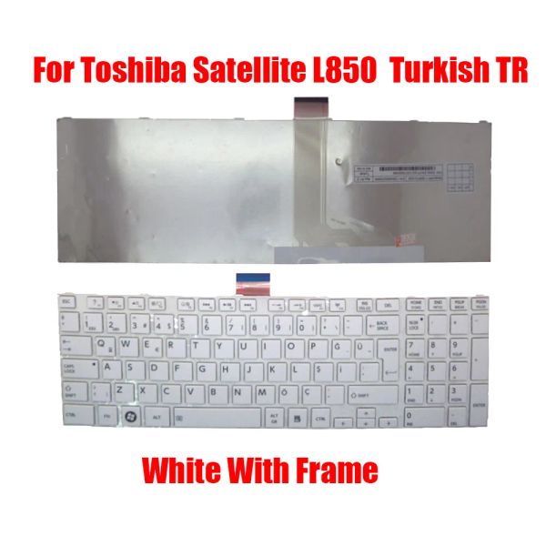 Teclados gr hu it sl tr portador de laptop para toshiba satélite L850 L850D L855 L855D L870 L870D Hungría alemana Esloveniana Turca Turca