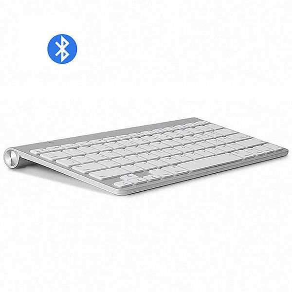 Claviers Clavier Bluetooth ultra-mince de haute qualité Tablettes et smartphones muets Clavier sans fil IOS Android Windows T230215