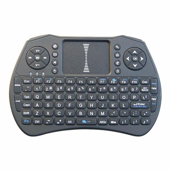 Teclados I9 Smart Fly Air Mouse Retroiluminación remota I8 2.4Ghz Teclado inalámbrico Viene con control Toucad para Mxq M8S X92 TV Box Drop Del Otf0V