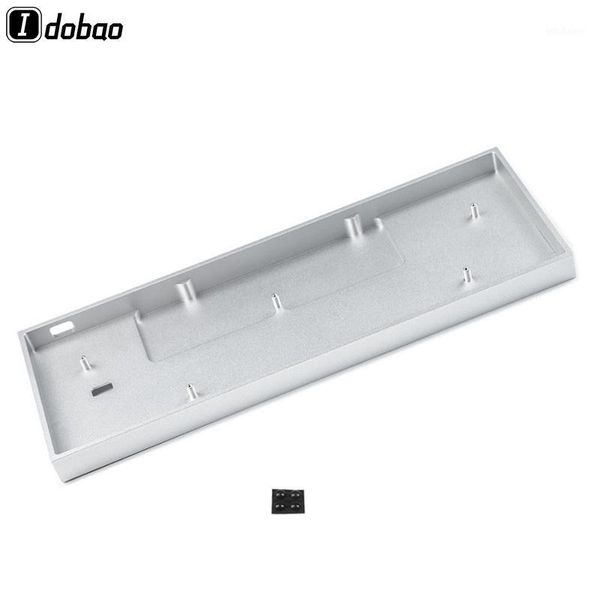 Teclados IDOBAO Caja CNC para Anne Pro 2 Mini Portátil 60% Teclado mecánico Anodizado Pies de aluminio Tornillos Plata Gris Rojo Negro1