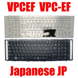 Toetsenboards JP Laptop -toetsenbord voor Sony voor VAIO VPCEF VPCEF VPCEF3E1E VPCEF3E1R V116646C Japans zwart nieuw