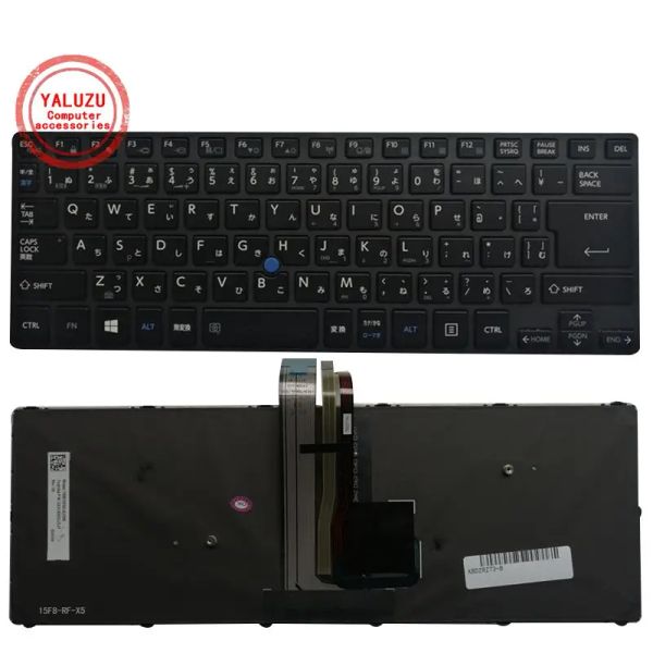 Teclados JP Laptop Keyboard para Toshiba Dynabook RZ73/UB RZ83/BB RZ83/CB R73/A R73/B RX7 Negro Backlight