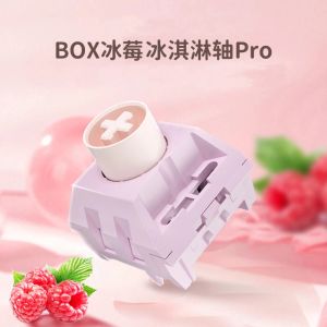 Claviers Kailh Box Pro interrupteur Iced Berry Ice Cream 5pin Linear commutations Speed Silver Feel RGB POM GAMING CUSTOM MECANICAL HIFI HIFI