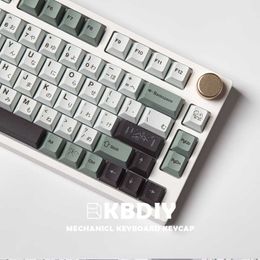 Toetsenboards KBDIY GMK Misty Cherry Profile PBT KeyCaps 141Keys/Set voor mechanisch toetsenbord Custom DIY Dye-Sub Japans Wit 61 GK61 KeyCap T230215