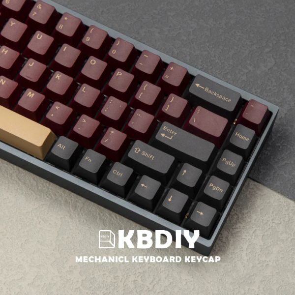 Claviers KBDIY GMK Red Samurai OEM Profil Keycap 135 touches Mécanique Clavier DIY PBT PBT PBT PBT 61 60 Retro Set Keycaps