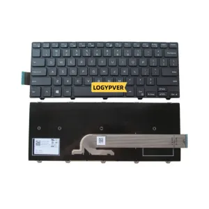 Keyboards toetsenbord voor Dell Inspiron 14 3000 3441 3442 3443 3451 3452 3458 3459 5447 5442 5445 5445 5448 5451 5455 5458 7447 5452 US Engels