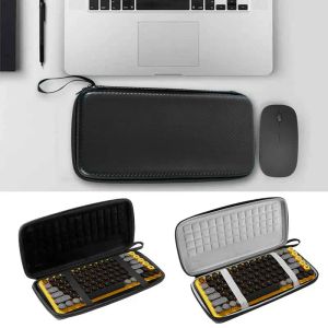 Tecillos Bolsa de almacenamiento de teclado Case de Poplays portátiles Port Hard PC Shock -Proyector Shell Wireless Keyboard Box de teclado