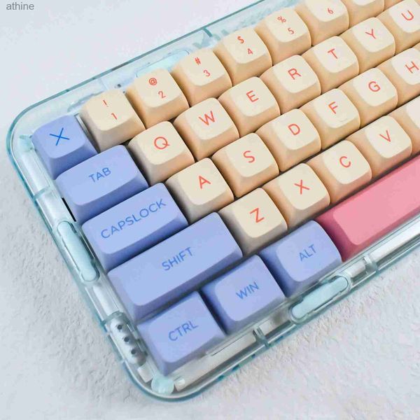 Claviers Claviers 132 touches XDA profil guimauve Keycaps PBT colorant Sublimation pour MX Switch Fit 61/64/68/87/96/104/108 clavier coréen Key Caps YQ240123