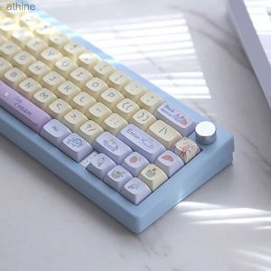 Claviers Claviers 2023 XDA profil PBT Keycaps 104 touches/ensemble pour Cherry MX Keycap commutateur bricolage personnalisé mécanique clavier capuchon colorant Sublimation YQ240123