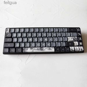 Toetsenborden Toetsenborden 8 stuks PBT gepersonaliseerde vijfzijdige Dye-Subbed OEM-profiel Keycap voor mechanisch toetsenbord Kailh Gateron Cherry MX Switch YQ240123