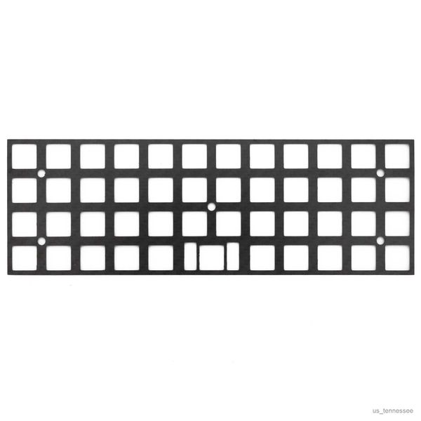 Plaque en fibre de carbone pour clavier personnalisé, édition de support de plaque de clavier